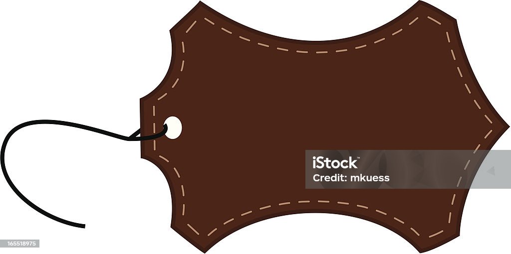 Lederetikett - Lizenzfrei Ausrüstung und Geräte Vektorgrafik