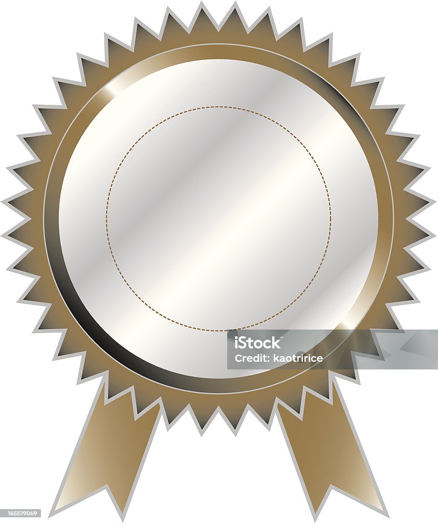 Badge de Seal - clipart vectoriel de Argent libre de droits