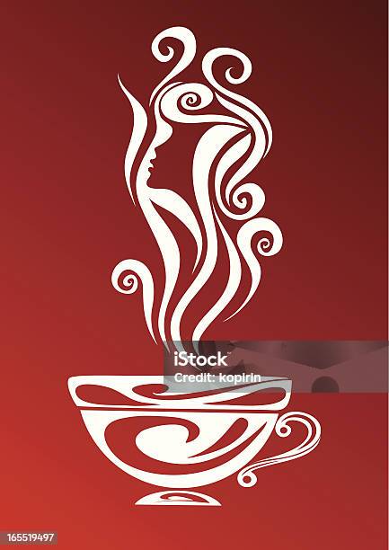 Copo Com Bebida - Arte vetorial de stock e mais imagens de Bebida Quente - Bebida Quente, Café - Bebida, Chocolate Quente