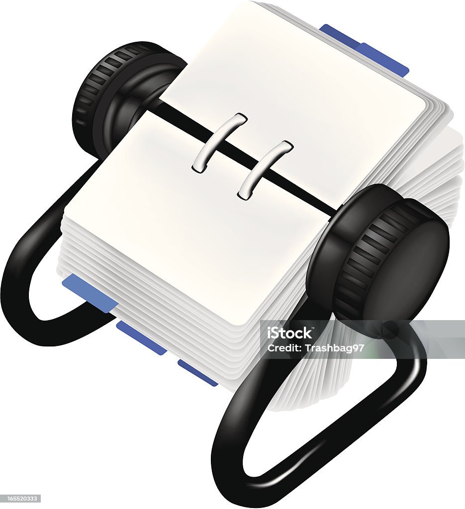 Document Rolodex Rolodex Stock Illustration - Download Image Now - Rotary Card File ...