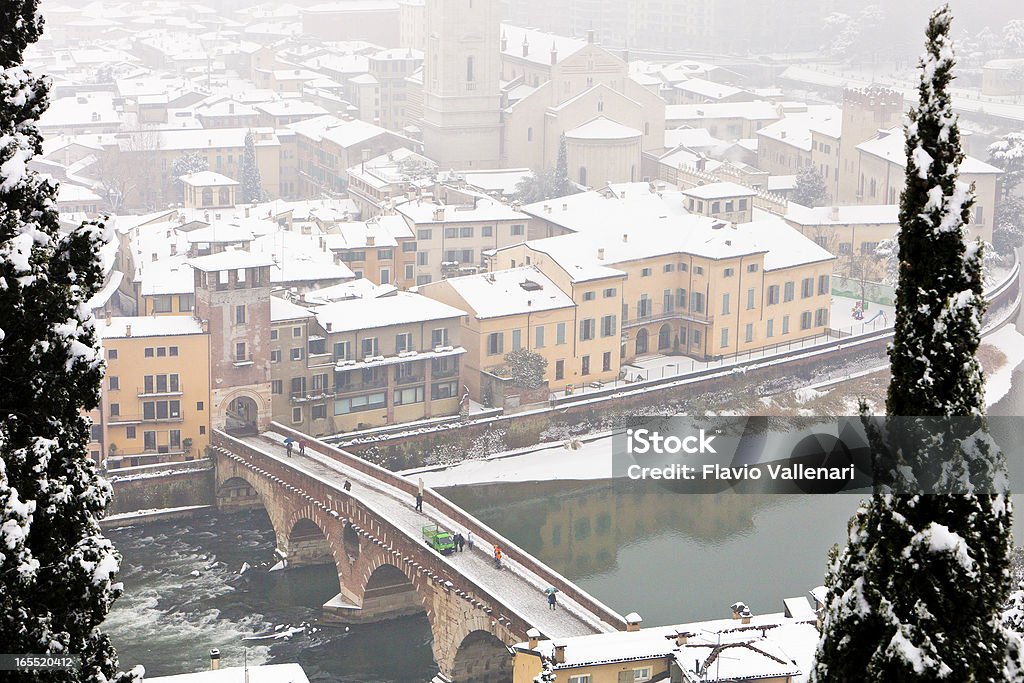 Blanc Verona - Photo de Neige libre de droits