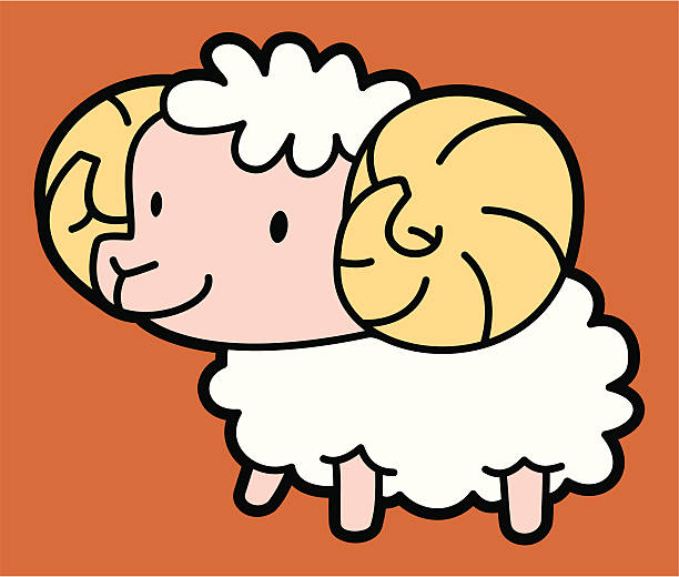 Sheep Cartoon vector art illustration