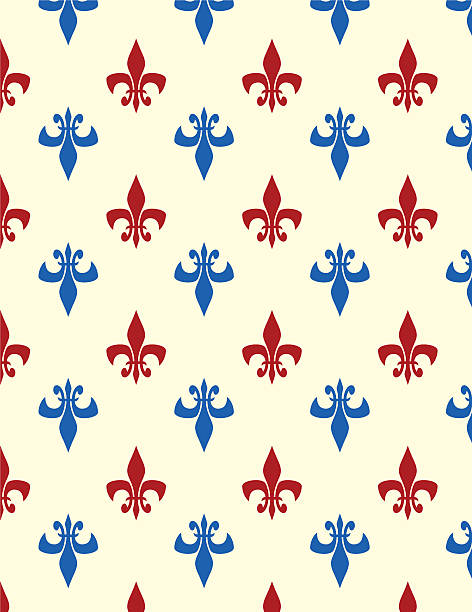 fleur-de-lys wallpaper vector art illustration