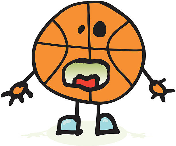 Basketball Man vector art illustration