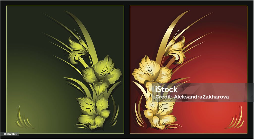 iris - clipart vectoriel de Couleur verte libre de droits