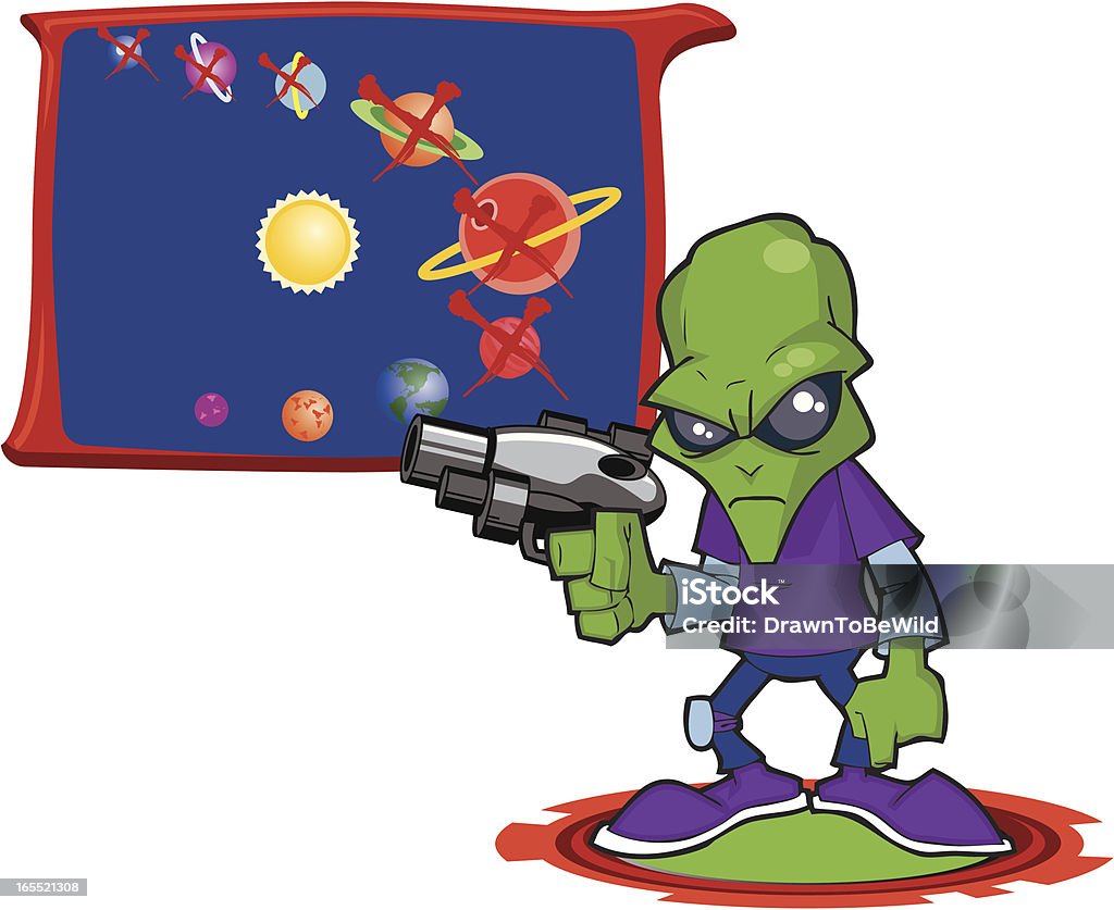 Aliens Invasion Draw Alien Invasion Were Next Stock Illustration - Download Image Now ...