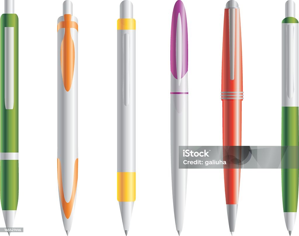 Stylos - clipart vectoriel de Affaires libre de droits