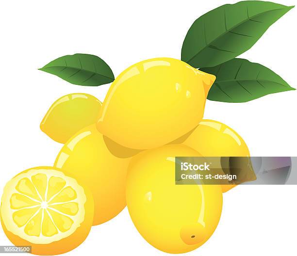 Limone - Immagini vettoriali stock e altre immagini di Bibita - Bibita, Cibi e bevande, Cibo