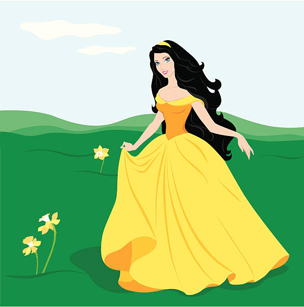 Charmant Princesse - Illustration vectorielle