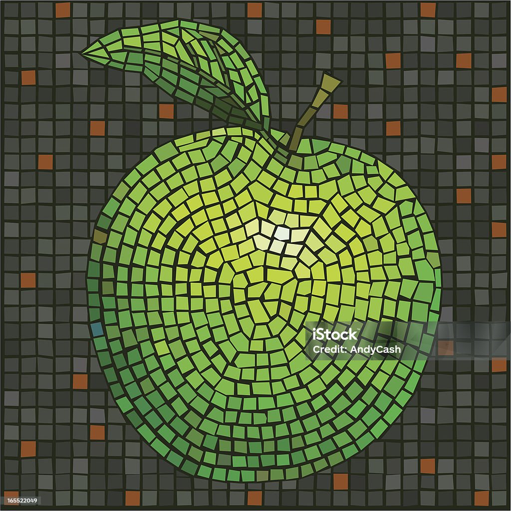 Mozaika apple - Grafika wektorowa royalty-free (Mozaika)