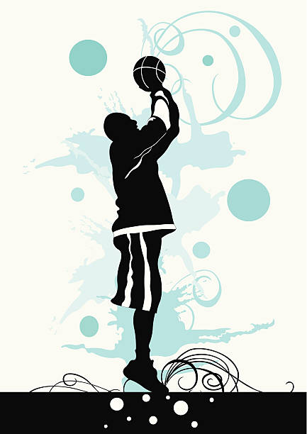 Basketball vector art illustration