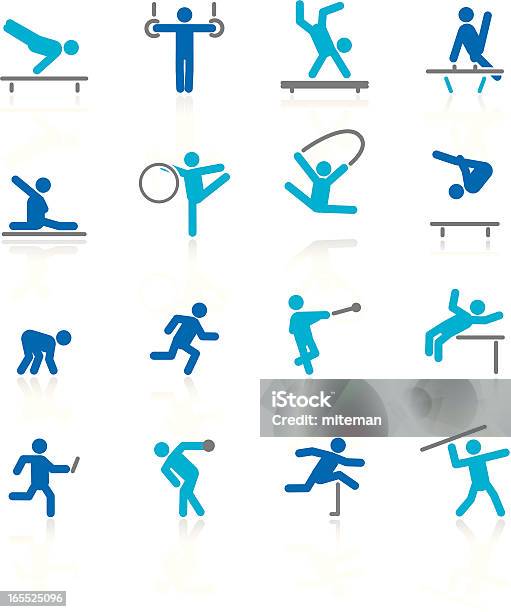 Ilustración de Gimnasia Atletismo Arctic Collection y más Vectores Libres de Derechos de Trampolín - Artículos deportivos - Trampolín - Artículos deportivos, Ícono, Deporte