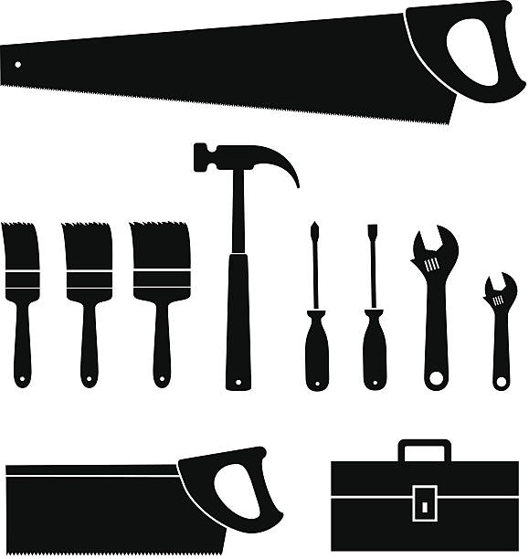 ilustrações, clipart, desenhos animados e ícones de ferramentas - adjustable wrench wrench isolated spanner