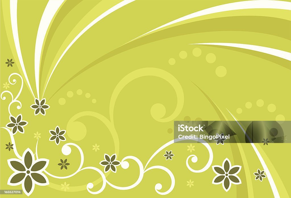 Fondo de Flores de primavera - arte vectorial de Abstracto libre de derechos