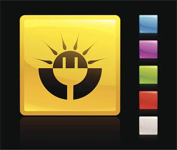 Vector illustration of solar icon