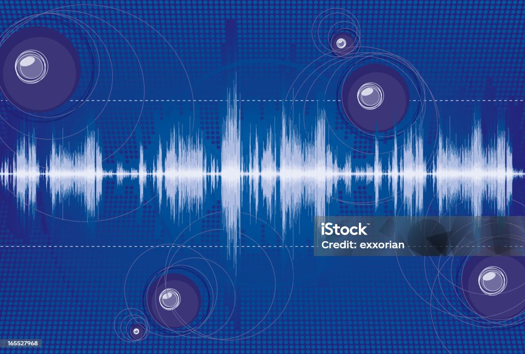 Background Raching Sound Sound Background Stock Illustration - Download Image Now - Sound Wave ...