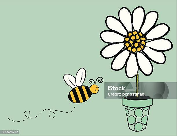 Flying Bee Stock Illustration - Download Image Now - Bee, Bumblebee, Cute