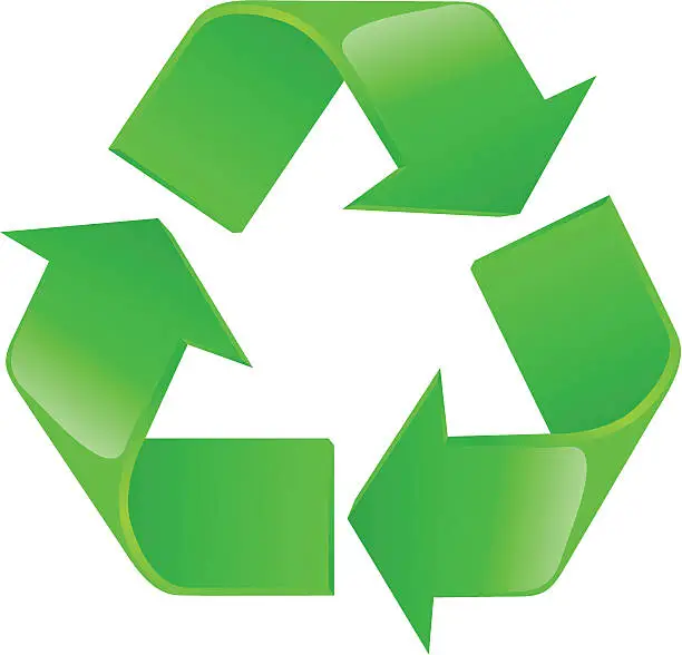 Vector illustration of Recycling Symbol