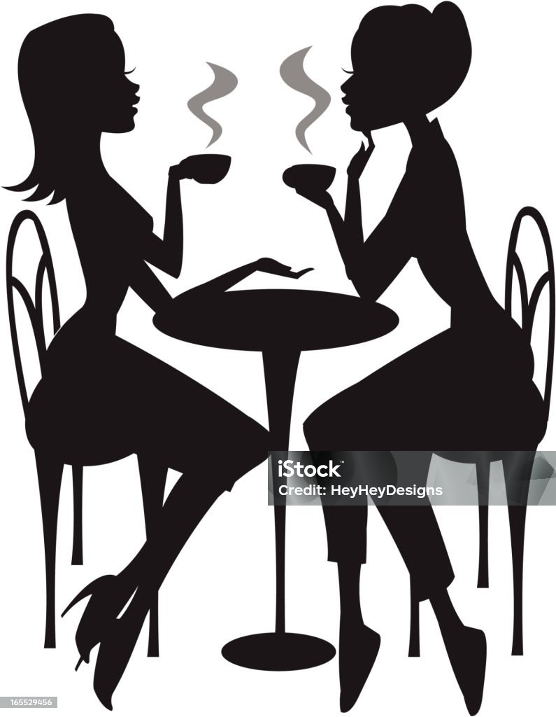 Avoir café - clipart vectoriel de Adulte libre de droits