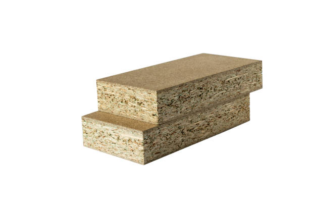 istock Image of two pieces of chipboard on a white background. 1655301151