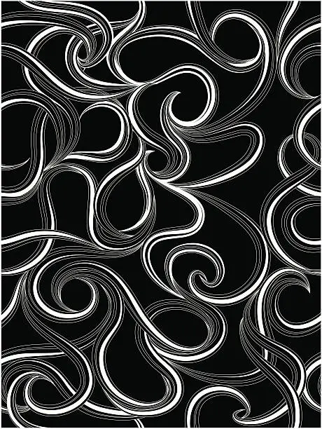 Vector illustration of Fancy Swirl(seamless)