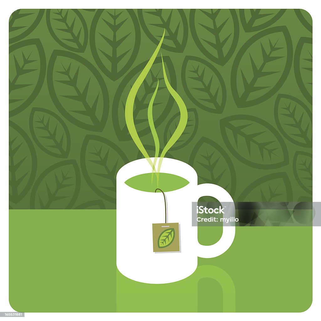 Green Tee - Lizenzfrei Grüner Tee Vektorgrafik