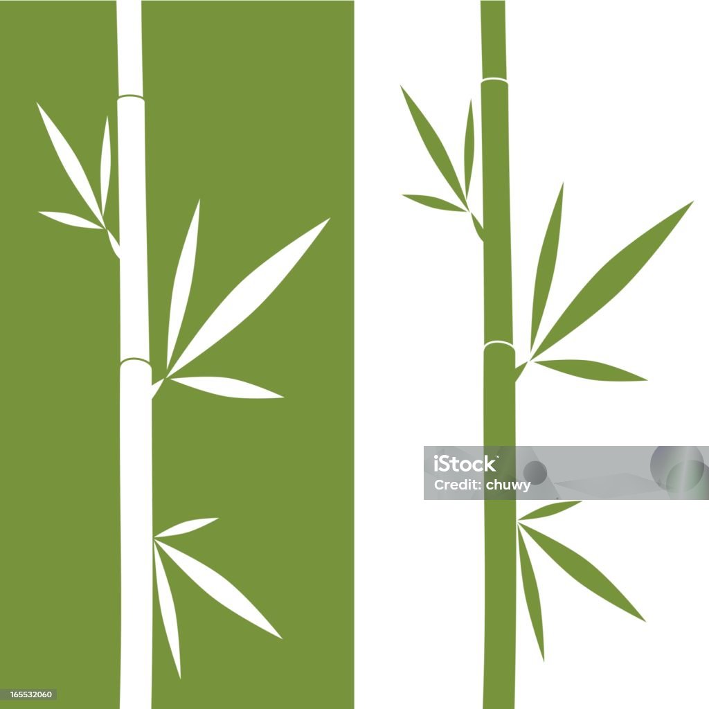 En bambou - clipart vectoriel de Bambou libre de droits