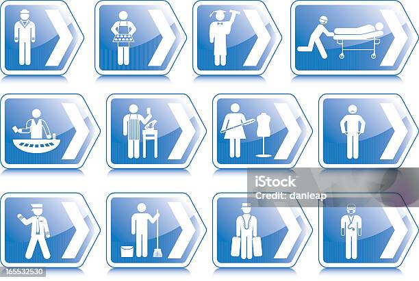 Career Direction Stock Illustration - Download Image Now - Butcher, Cleaner, Directional Sign