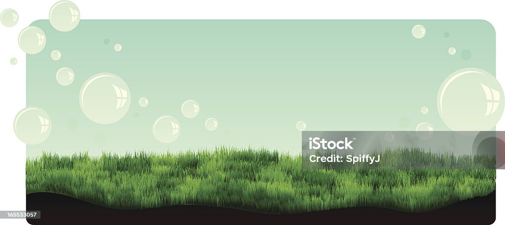 Summer Bubbles Bubbles blowing through the breeze on a summer day. (delete 1 layer to remove bubbles.) Bubble Wand stock vector