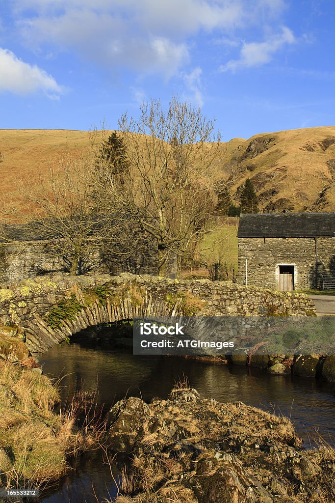 Stone Pont Packhorse Bridge - Photo de Angleterre libre de droits