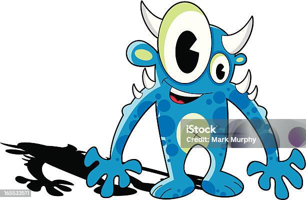 ファンキーな斑点怪獣のキャラクター - 1人のベクターアート素材や画像を多数ご用意 - 1人, イラストレーション, キャラクター