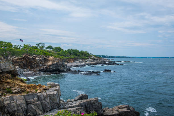 istock Beautiful beach can be seen from the beachside cliff. 1655392440