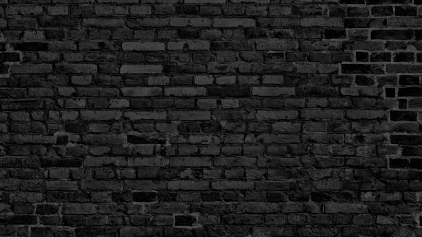 istock Abstract Black wall texture for pattern background. wide panorama picture. Black wall texture rough background dark concrete old grunge background black, texture background template page web banner 1655408348