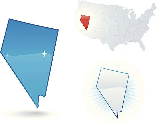 Vector illustration of Nevada State