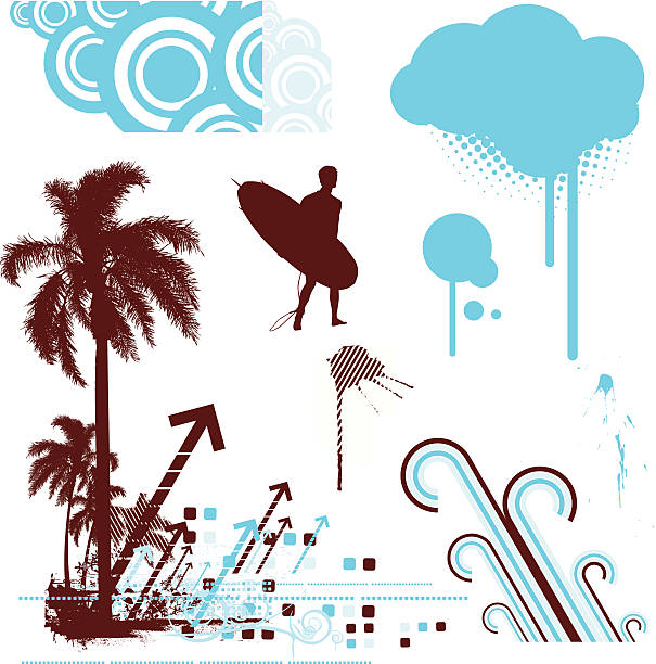 ilustraciones, imágenes clip art, dibujos animados e iconos de stock de explore los elementos - skateboard skateboarding extreme sports halftone pattern