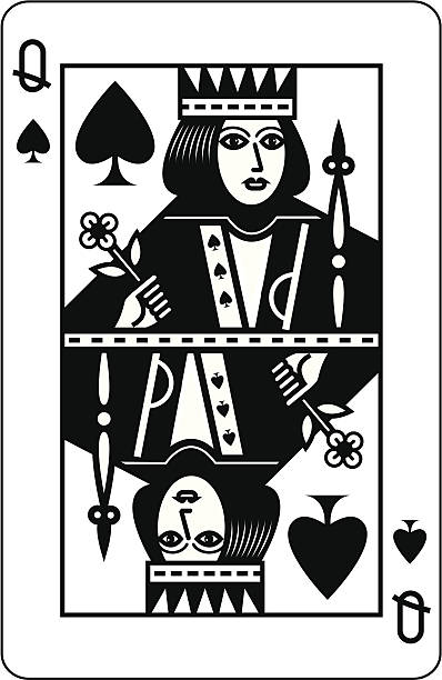 260+ Queen Of Spades Queen Queen Card Spade Suit Stock Photos, Pictures ...