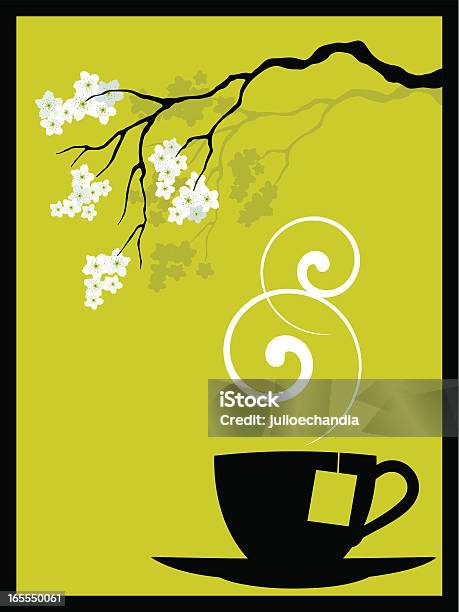 Sakura Herbaty - Stockowe grafiki wektorowe i więcej obrazów Bez ludzi - Bez ludzi, Buddyzm chan, Drzewo