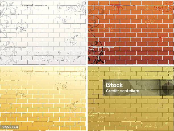 パレデスグランジ背景 - 軽量コンクリートブロックのベクターアート素材や画像を多数ご用意 - 軽量コンクリートブロック, 壁, イラストレーション
