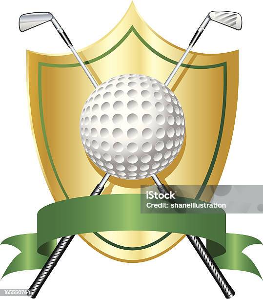 골프 어워드 골프에 대한 스톡 벡터 아트 및 기타 이미지 - 골프, 금-금속, 금색