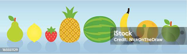 Selection Of Fruit Stock Illustration - Download Image Now - Apple - Fruit, Banana, Citrus Fruit