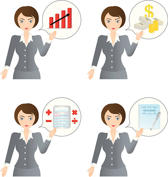 Sales Target vector art illustration