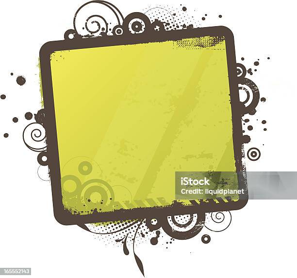 Grunge Frame Stock Illustration - Download Image Now - Abstract, Backgrounds, Circle