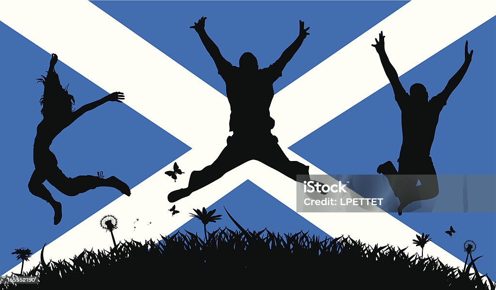 Scottish orgullo - arte vectorial de Alegría libre de derechos