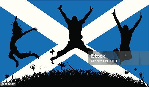 Ilustración de Scottish Orgullo y más Vectores Libres de Derechos de Alegría - Alegría, Chica adolescente, Flor