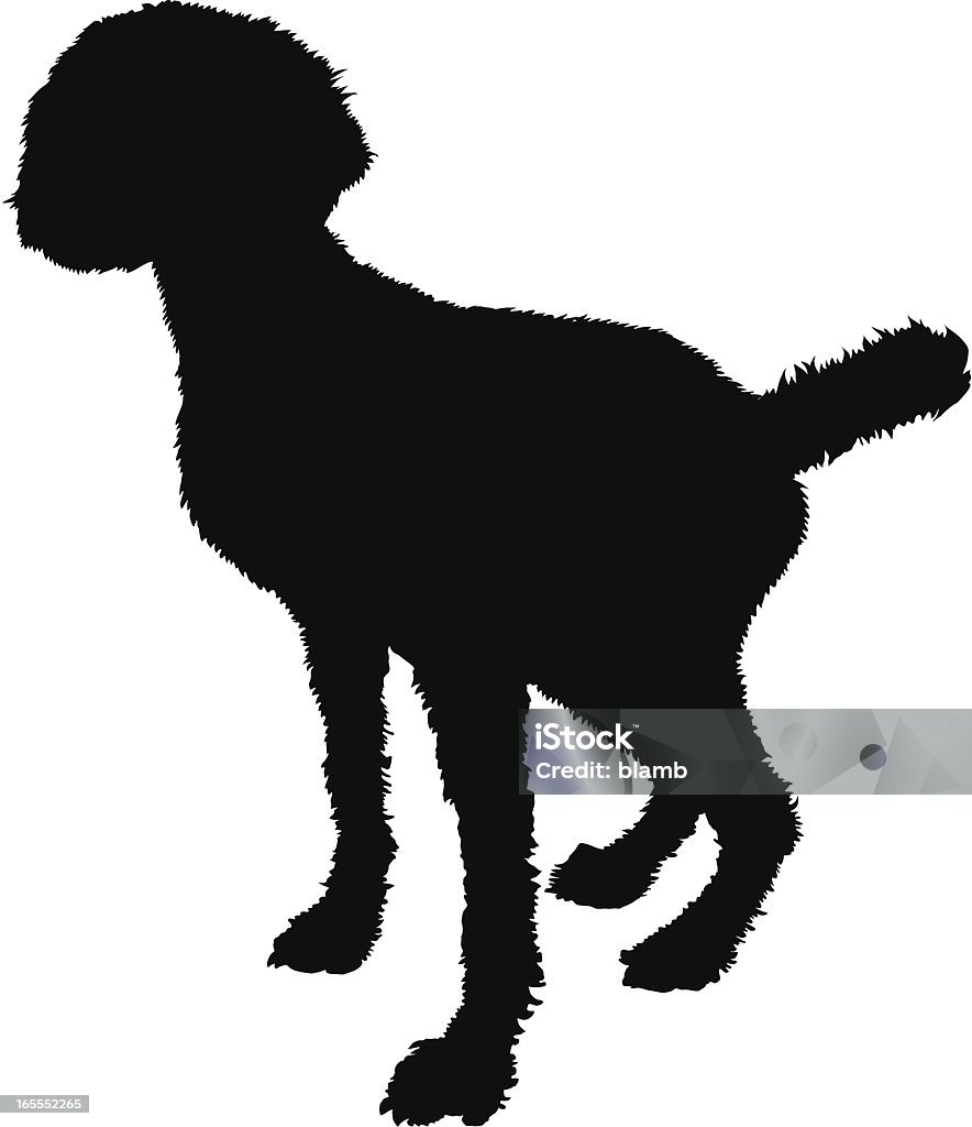 Accroupi chien - clipart vectoriel de Accroupi libre de droits