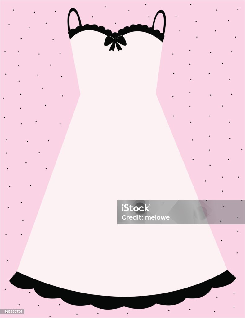 Vestido rosa plazas - arte vectorial de Adulto libre de derechos