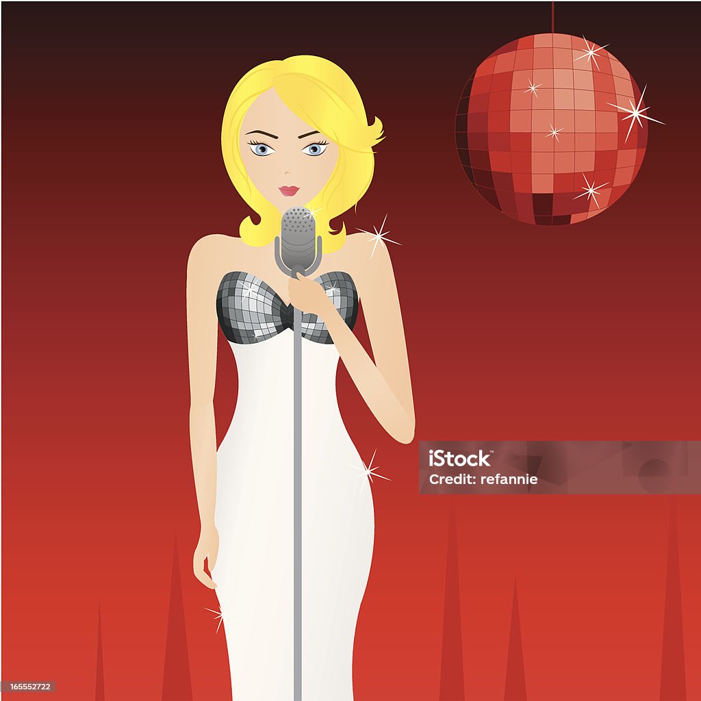 Pretty Singer Pfps Pretty Singer Stock Illustration - Download Image Now - Adult, Arts ...