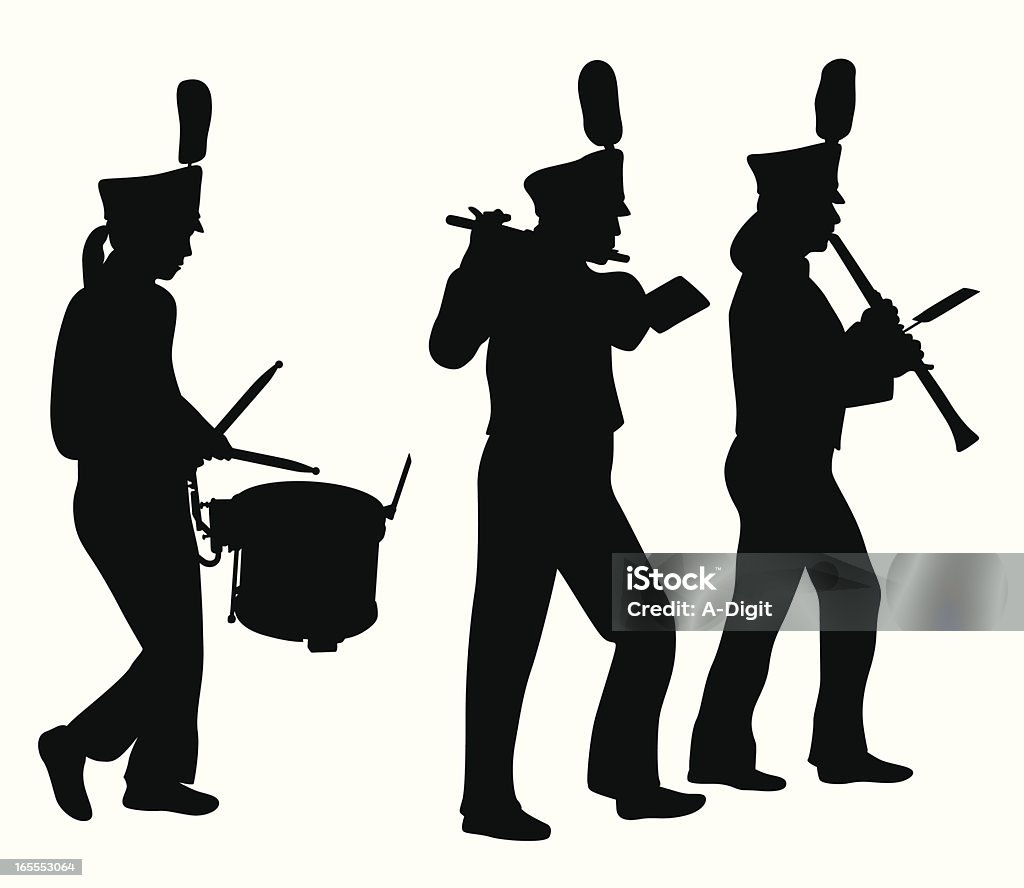 MarchingBand muzyków - Grafika wektorowa royalty-free (Marching Band)