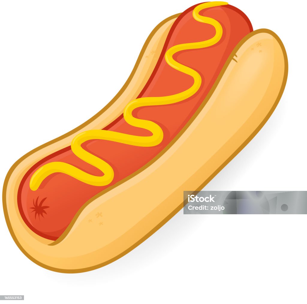 Hot Dog - arte vettoriale royalty-free di Fumetto - Creazione artistica