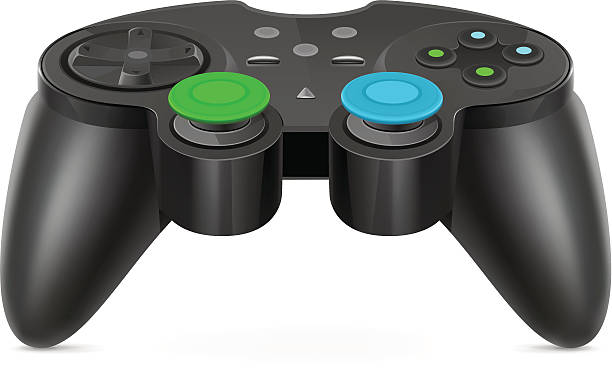 Gamepad vector art illustration